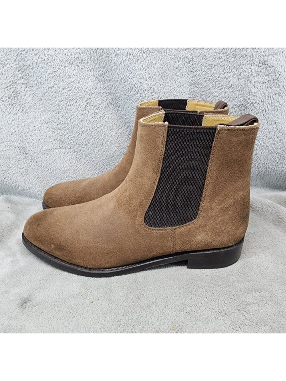 Samuel Windsor Shoes Mens 9.5 Brown Leather Chelsea Boots *Read*